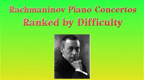 4 Schnittke <b>Piano</b> <b>Concerto</b> Tchaikovsky <b>Concerto</b> No. . Piano concertos ranked by difficulty